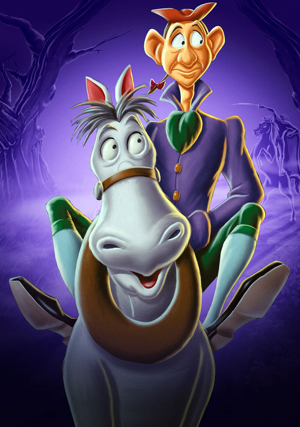 ماجراهای آقای وزغ و ایچابود (The Adventures of Ichabod and Mr. Toad)